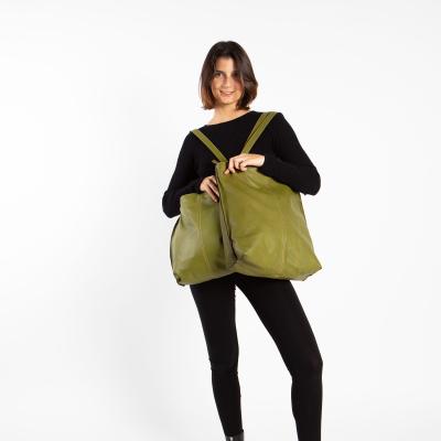 Bolso shopper de piel