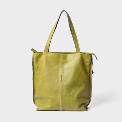 Bolso shopper de piel